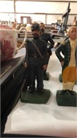 Civil War Cast Iron Figurines 8 total