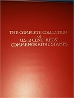 The complete collection of the U.S. 2 cent "Reds"