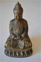 Antique Asian Carved Buddha Sculpture