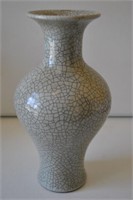 Fine Antique Asian Crackle Vase 13"high
