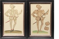 Tudor Military Suits of Armor Prints, 1905 - Pair