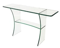 FRENCH DESIGN CRYSTAL CONSOLE TABLE