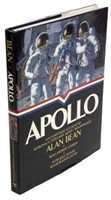 SIGNED BOOK "APOLLO" ASTRONAUT ALAN BEAN 1932-2018