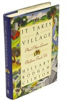 BOOK: "IT TAKES A VILLAGE" SIGNED HILLARY CLINTON