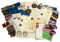 (70) REAGAN INAUGRAL INVITES, BUTTONS, TICKETS
