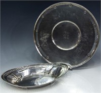 (2) AMERICAN STERLING SILVER SERVICE & TABLE ITEMS