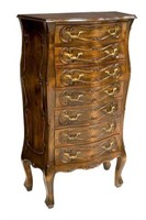ASTORIA LOUIS XV STYLE BOMBE CHEST OF DRAWERS