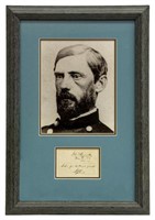 AUTOGRAPH, GEN. JOHN REYNOLDS, CIVIL WAR, C.O.A.