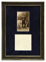 AUTOGRAPH, GEN. GEORGE MEADE, CIVIL WAR, C.O.A.