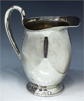 STERLING SILVER HANDLED WATER PITCHER
