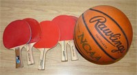 Basket Ball & Ping Pong Paddles