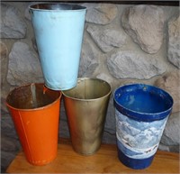 Painted Sap Buckets X4