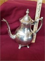 Silver plate tea pot