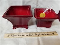 Lot of two unique bowls