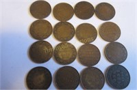 One cent coins