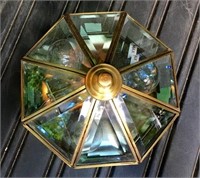 Beveled Glass Ceiling Fixture
