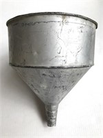 Large metal funnel