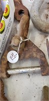 Vintage shop made lifting point with shackle and