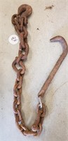 Vintage 4' Chain with tow hook