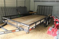 16' Hudson 31/2 ton Trailer w/ easy lift ramp