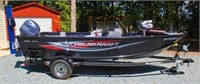 2017 16'.6" Polar Kraft 165 SC Fishing Boat &
