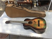 Supertone Acoustic Guitar With Case