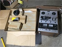 Turn Table & Vintage Tape Player