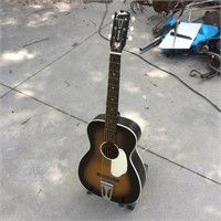 Fender Acoustic Guitar,  36in Long, With Stand