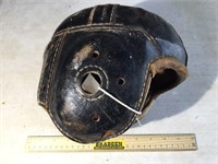 Leather Football Helmet