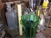 Assorted Collectible Bottles & Glassware
