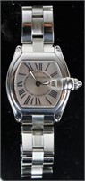 CARTIER ROADSTER S. S. ROMAN NUMERAL DIAL WATCH