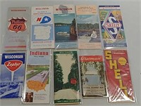 10 Vintage road maps