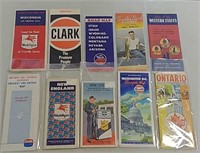 10 Vintage road maps