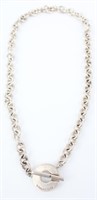 TIFFANY & CO. STERLING SILVER CHAIN LINK NECKLACE