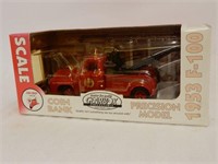 GEARBOX TEXACO 1953 FORD F-100 TOW TRUCK BANK/BOX