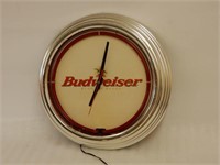BUDWEISER ONE COLOR NEON CLOCK
