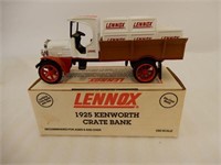 ERTL LENNOX 1925 KENWORTH CRATE COIN BANK / BOX