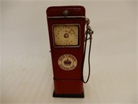 GAS PUMP COIN BANK- RED CROWN GASOLINE- REPRO