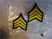 4 New Law Pro Sgt. Chevron Patches, 3"