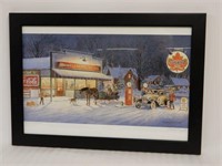 FRAMED SUPERTEST HAROLD BURTON SIGNED PRINT