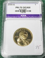 2000S SACAGAWEA ICGA PR70 DCAM