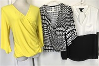 Perfect Long Sleeve Designer Tops, Blouses (3) M/L