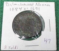 DALMANIA AND ALBANIA 1684 OR 1691