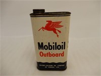 MOBILOIL PEGASUS OUTBOARD IMP. QT. OIL CAN