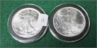 1990 SILVER EAGLE 2 TIMES THE BID