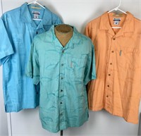 Men's Columbia "River Lodge" Shirts (3) L