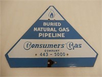 BURIED NATURAL GAS PIPELINE SSP SIGN