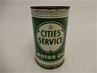CITIES SERVICE MOTOR OIL IMP. QT. CAN
