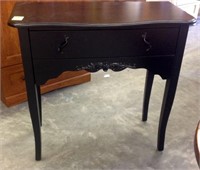 BLACK FOYER TABLE WITH 1 DRAWER