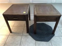 THOMASVILLE END TABLES x2